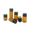 1ml 2ml 3ml 5ml empty mini amber glass essential oil sample bottle